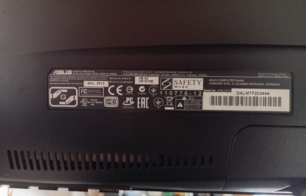 Monitor LCD ASUS 19 polegadas