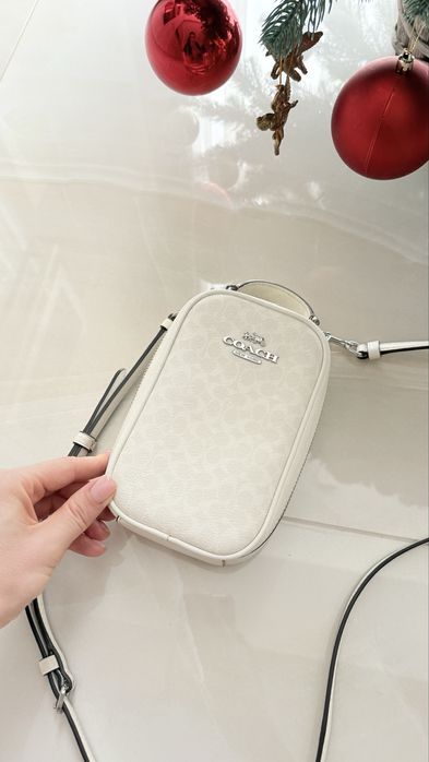 Сумка біла Coach