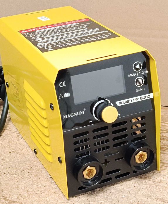 Spawarka inwertorowa MMA Magnum Power VIP 5000 Synergia LCD 200A 60%