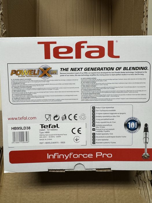 Блендер Tefal INFINY FORCE PRO 9в1 HB95LD38