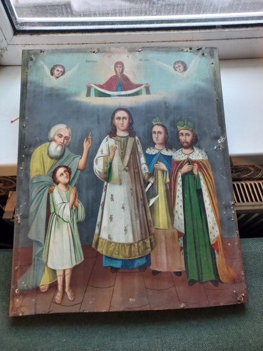 Икона  покрова  богородицы