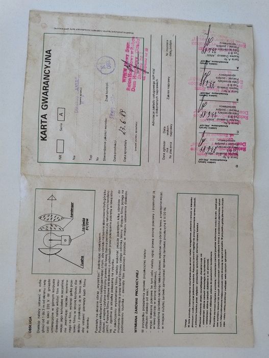 Diaskop - Rzutnik B9