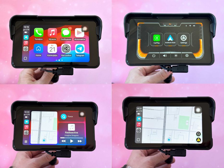 CarPlay и Android Auto на МОТОЦИКЛ