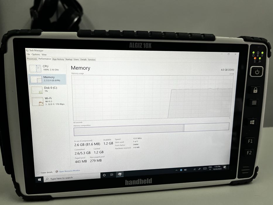 Захищений планшет Handheld Algiz 10X
