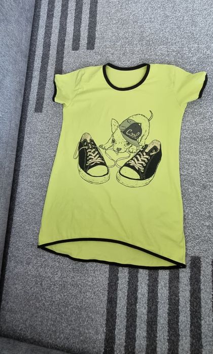 T- shirt  neonowa zieleń