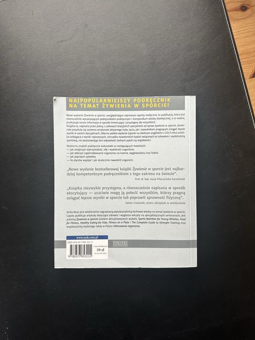 Żywienie w sporcie . Kompletny przewodnik. Anita Bean