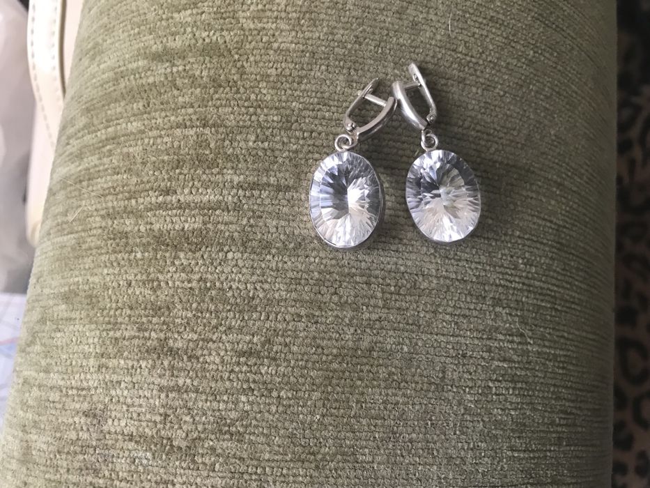 Серьги с Горным хрусталём
