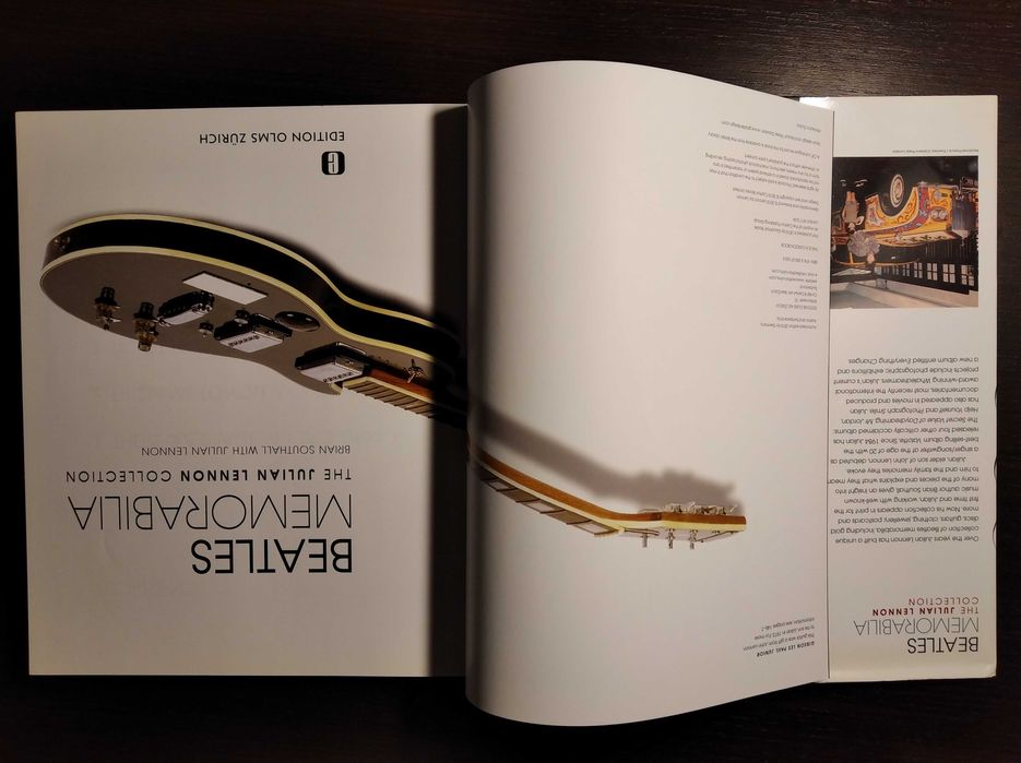 Livro "Beatles Memorabilia: The Julian Lennon Collection"