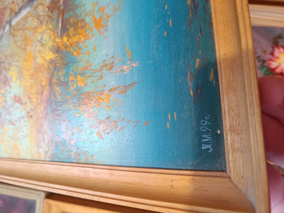 Ручная работа картины маслом
