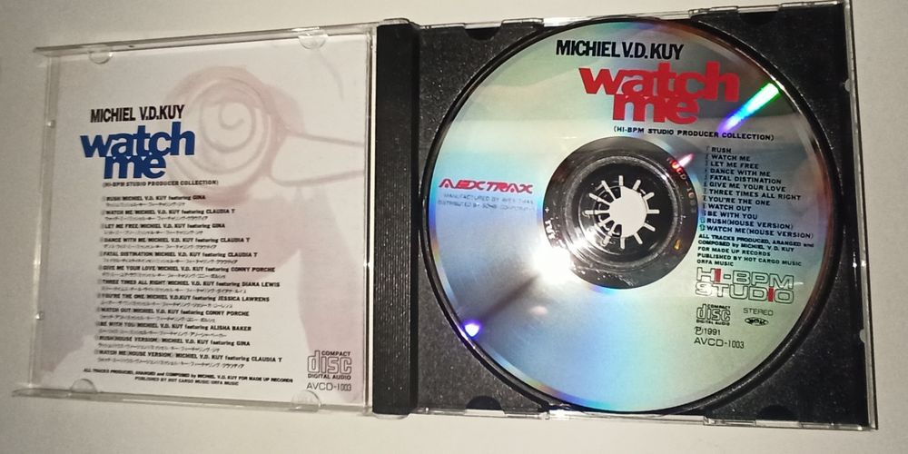 Michiel Van Der Kuy Watch Me CD Rygar Laserdance Koto Anosphere Zoltar