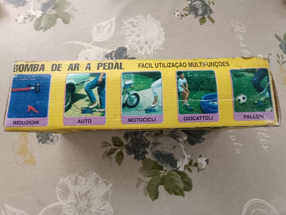 Bomba de ar a pedal