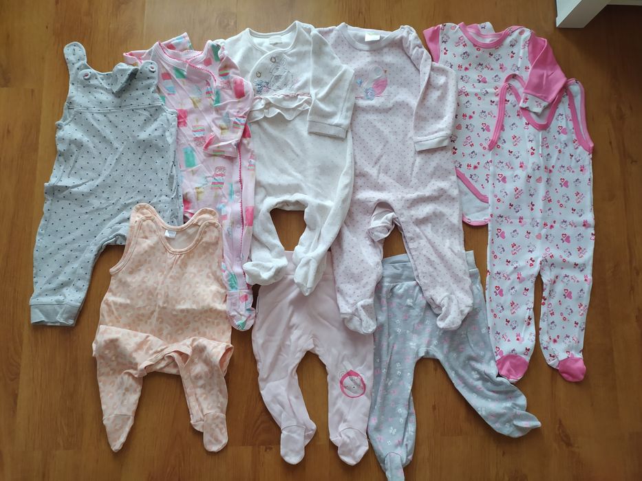 Ubranka dla dziewczynki r. 74