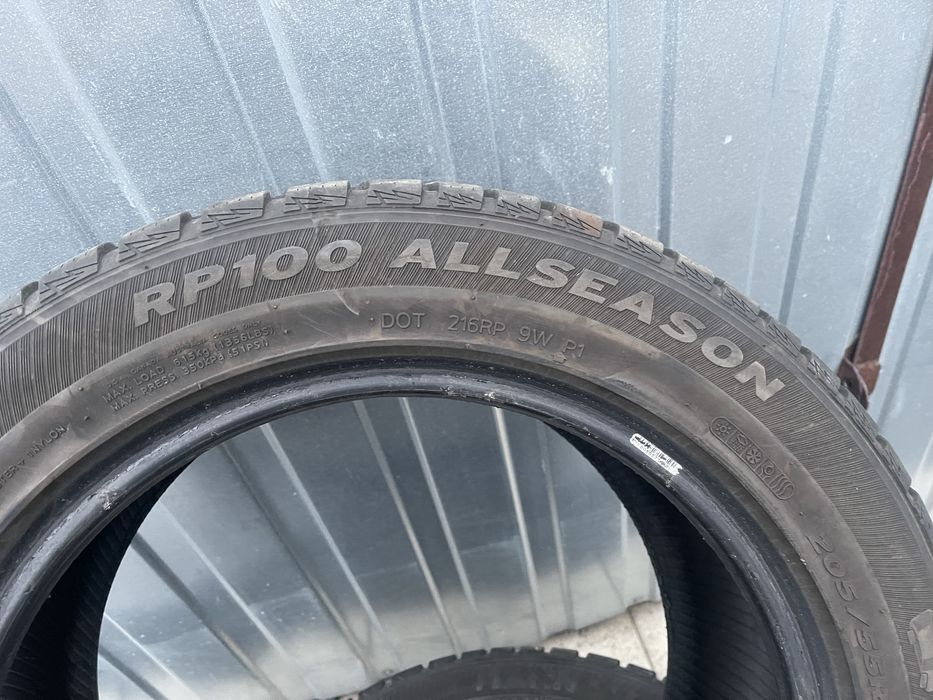 2x PLATIN RP100 allseason 205/55 R16 opony całoroczne 5.5mm