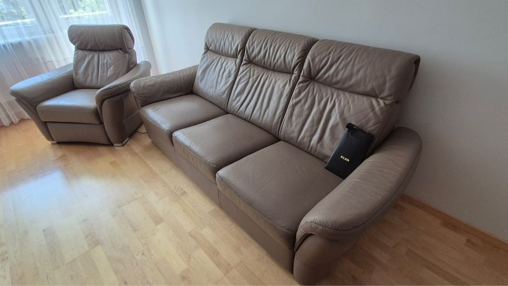 Sofa i fotel Kler - stan bardzo dobry.