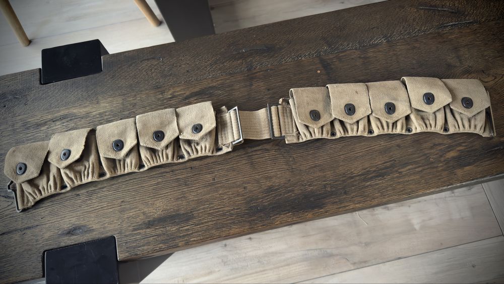 Oryginalny pas US ARMY M1910 ww1