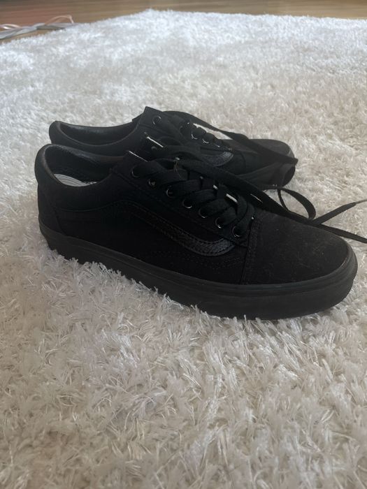 Vans чорні класичні 24,5 см