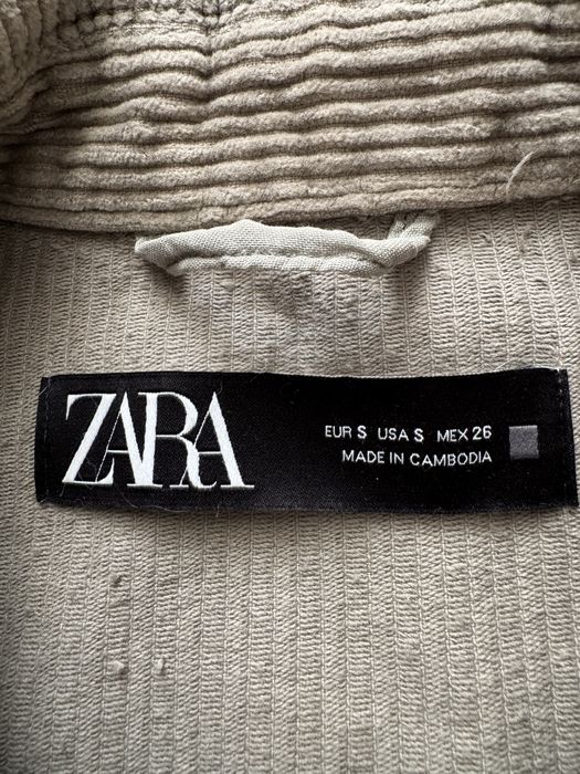 Вельветова сорочка Zara, p.S