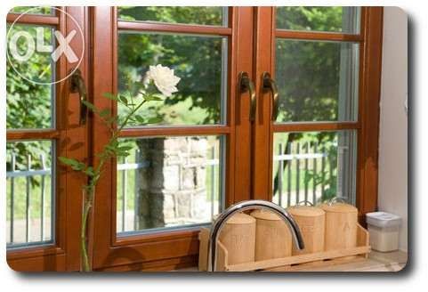 Okna Drewniane NA WYMIAR Sosna / Meranti / Dąb - Drzwi Taras