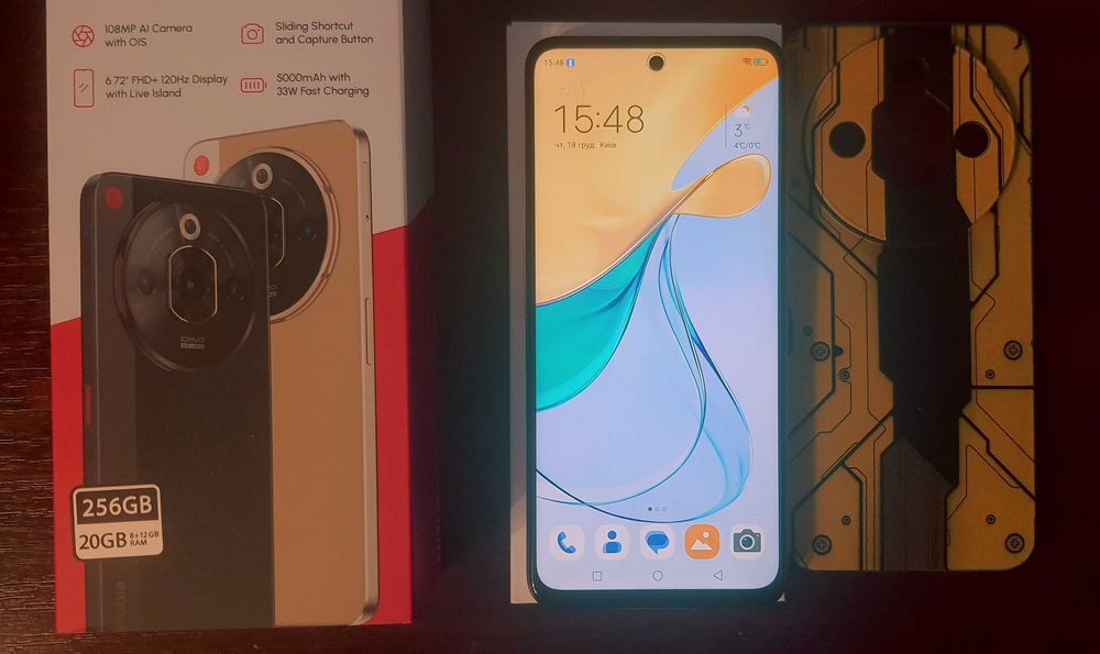 ZTE Nubia Focus pro 5G 8/256GB Brown 128мп камера UFS 3.1