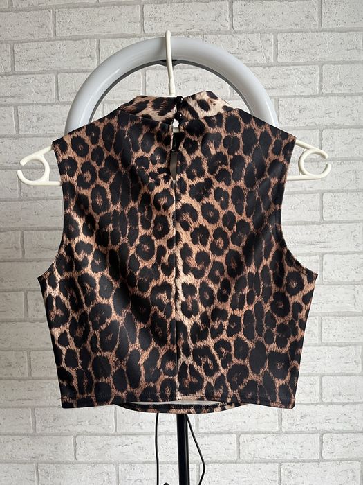 Crop top z krótkim golfem damski NewLook S/M