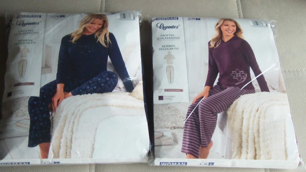 Pijama de senhora NOVA tamanho L (azul escuro)