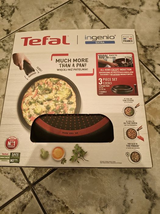 Patelnie Tefal Ingenio nowy zestaw