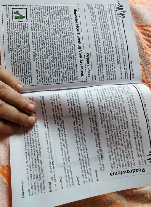 Depeche Mode Shame 7 prasa