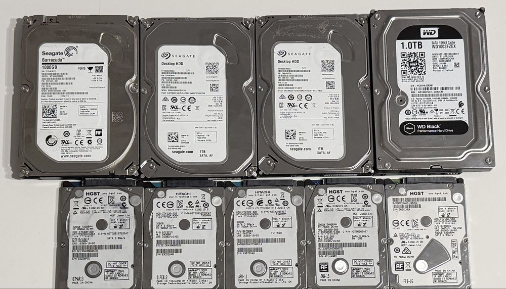 Dyski HDD 320GB-1TB Seagate WD HGST Hitachi
