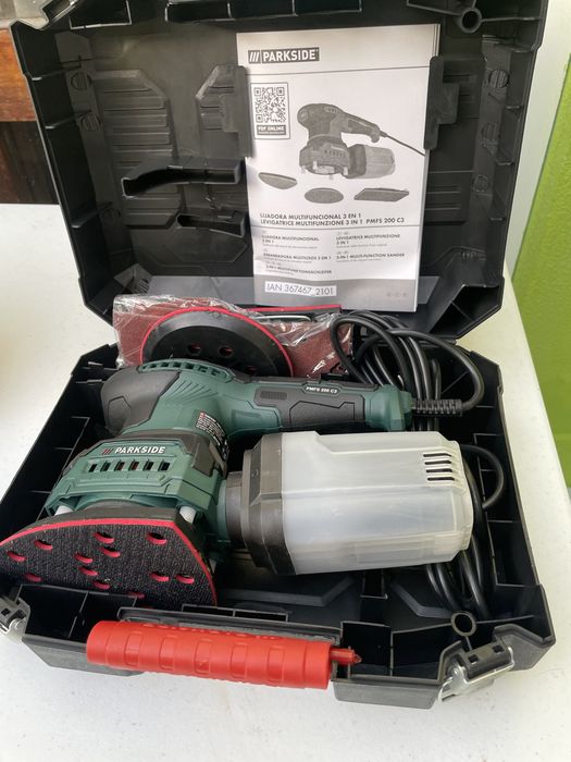 Maquina de lixar nova sem osar na caixa