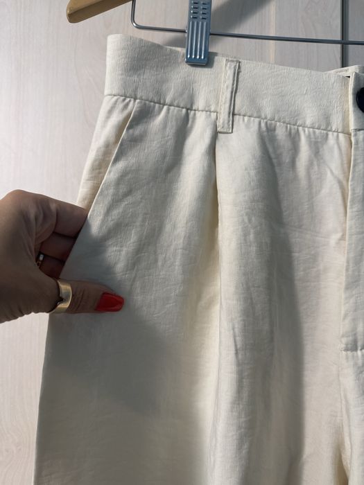 Штани палаццо Zara молочного кольору