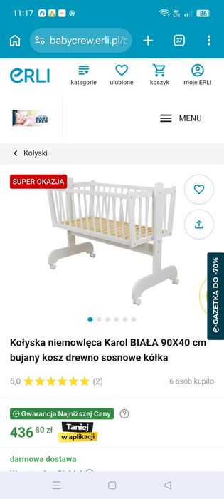 Łóżeczko -kolyska