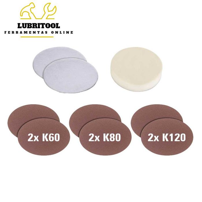 EINHELL Kit Boinas e Lixas 180mm 33239.02 | NOVOS