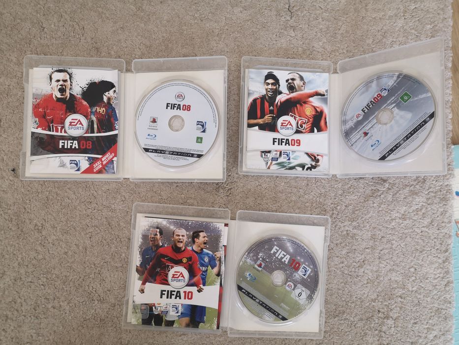 Conjunto de 8 jogos FIFA para PS3