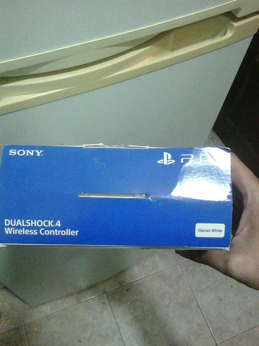 caixa dualshock 4 wireless controller glacier white