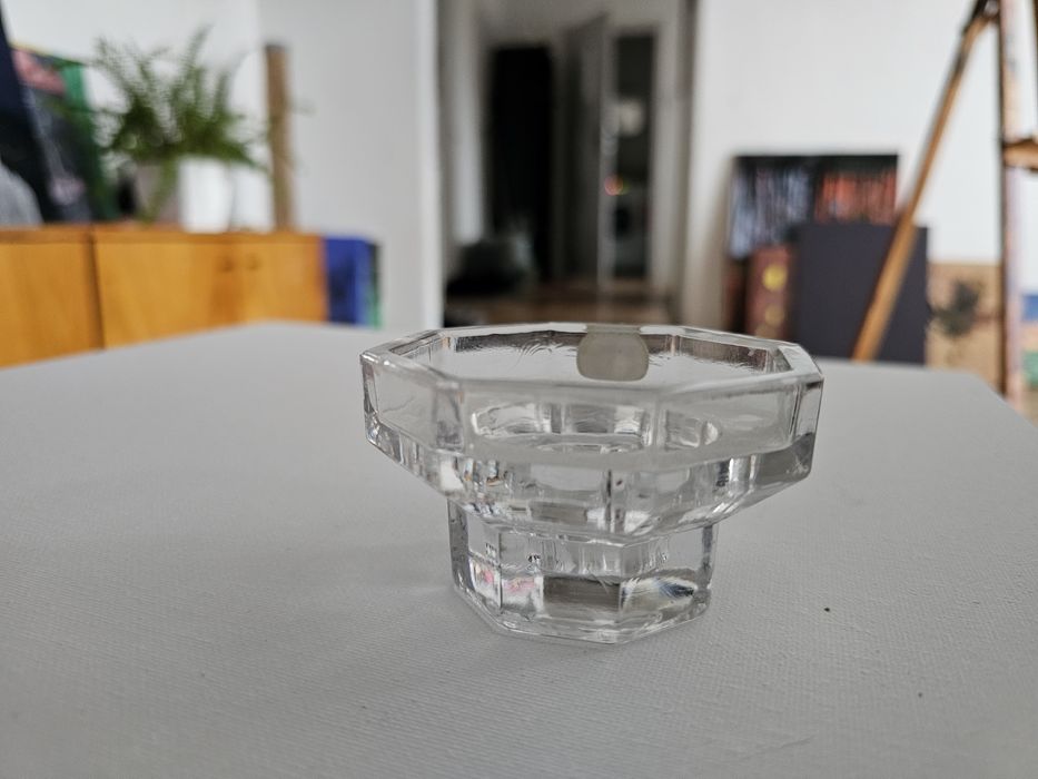 Świecznik kryształowy Huta Lucyna