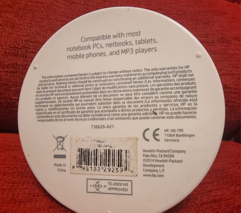Bluetooth-колонка HP S6000 / працює / без кабелю / торг