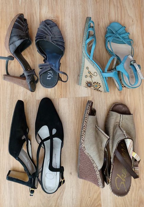 Buty bez pięty, sandałki 40