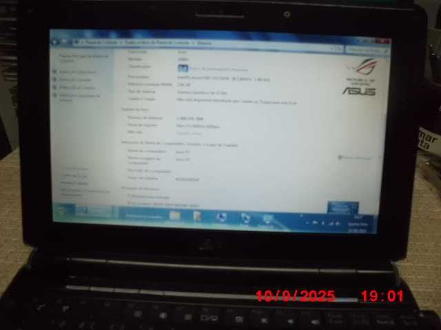 portátil de 11"marca ASUS Eee  PC 1000H  em muito bom estado