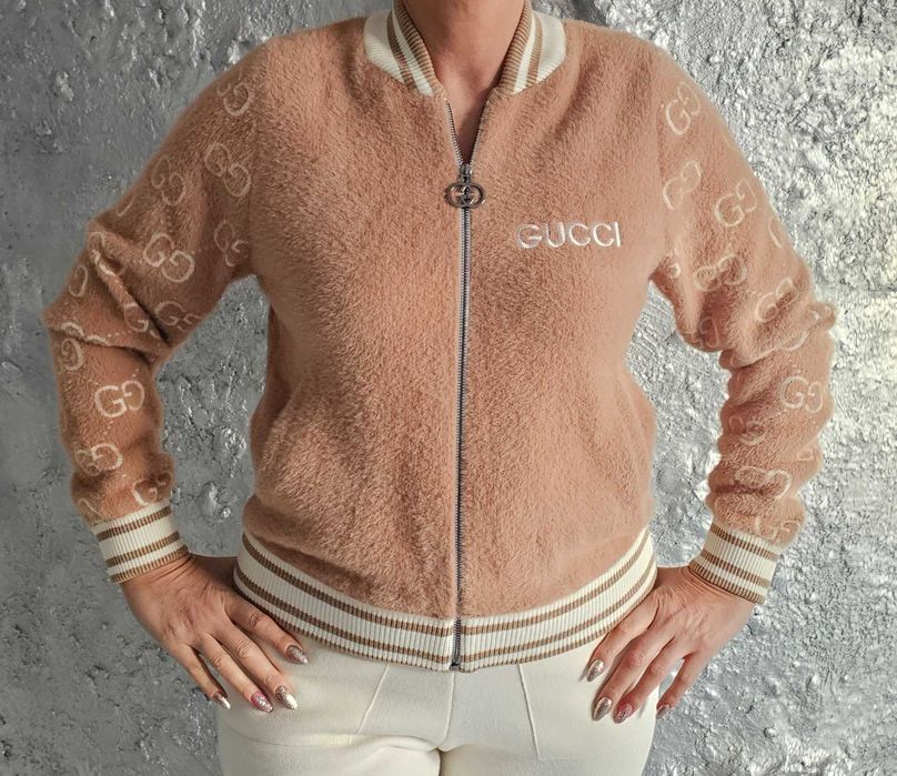 G U C C I bluza z alpaki CUDNA roz L