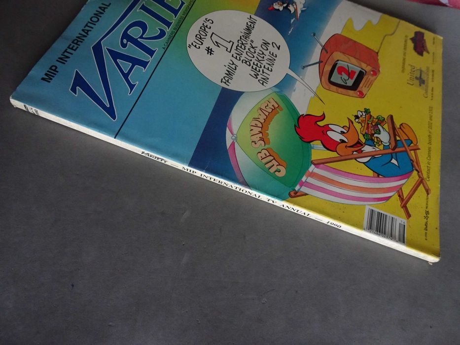 Revista de cinema Variety 1990 MIP International Television Annual