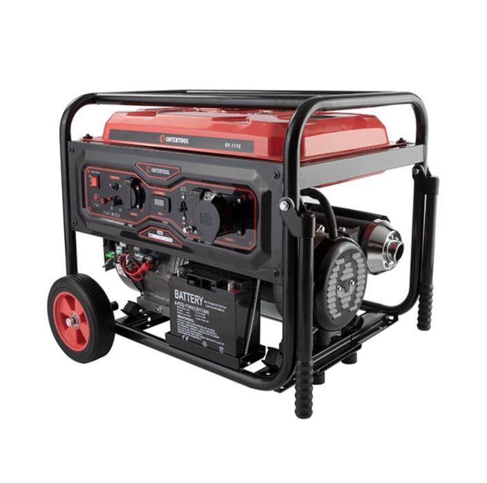 Генератор бензинових 7/7.5 кВт, електронний старт, STORM, INTERTOOL  D