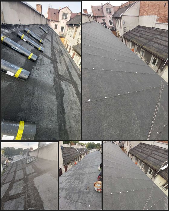 Malowanie dachu dachów elewacji krycie papą mycie czyszczenieGWARANCJA