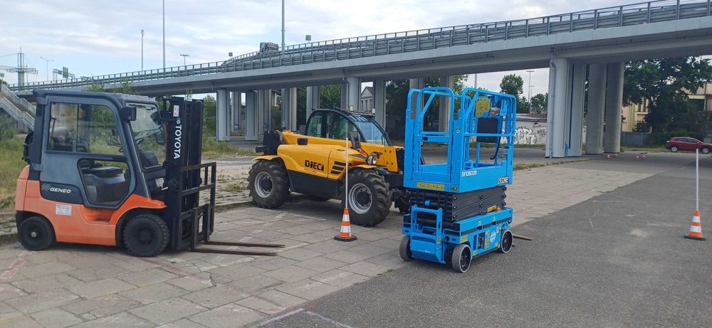 Kurs i Uprawnienia UDT na wózki widłowe lub ładowarki teleskopowe :)