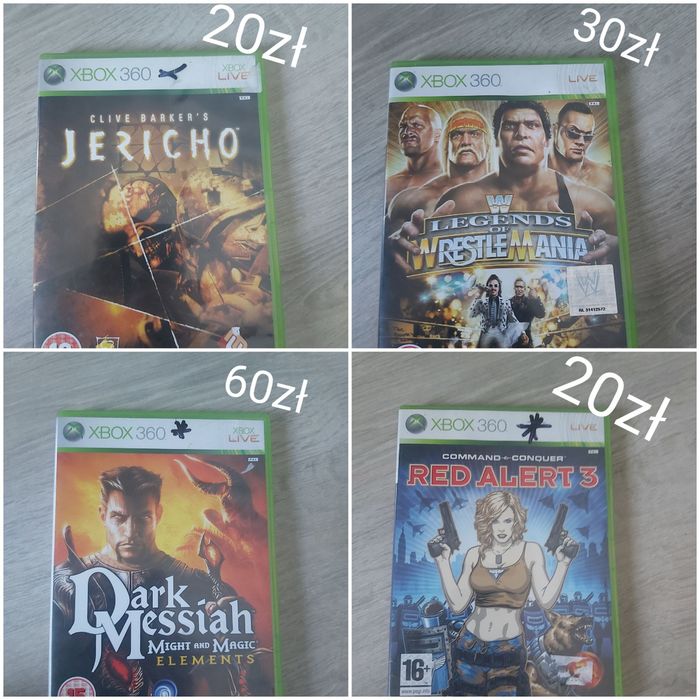 Sprzedam gry na xbox 360