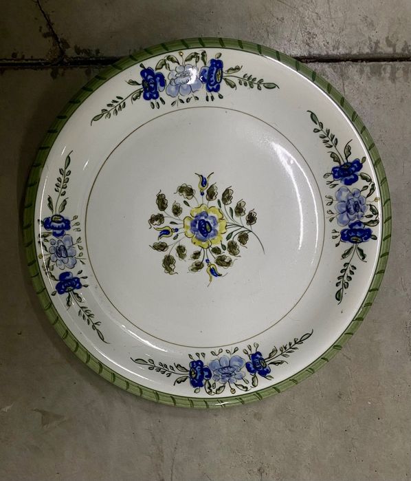 Prato Decorativo de Louça de Viana