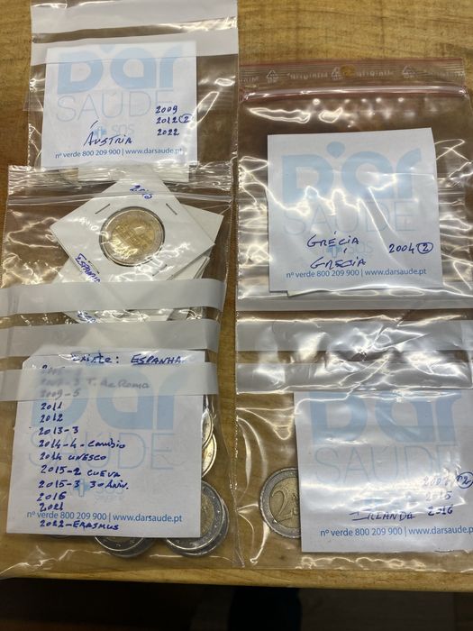 Moedas de 2 € Comemorativas (TROCA)