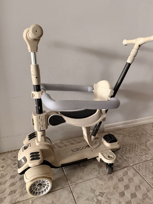 Самокат 5в1 Skyper в бежевом цвете