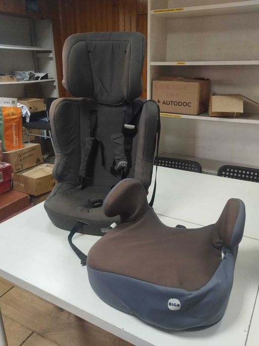 Cadeira Auto com isofix + banco elevatório auto