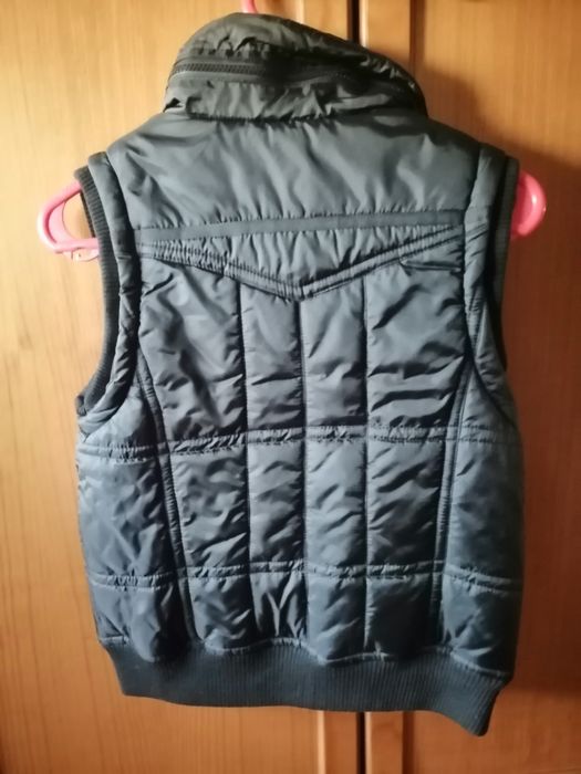 Colete preto S para senhora