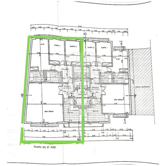 Apartamento T3 para arrendamento